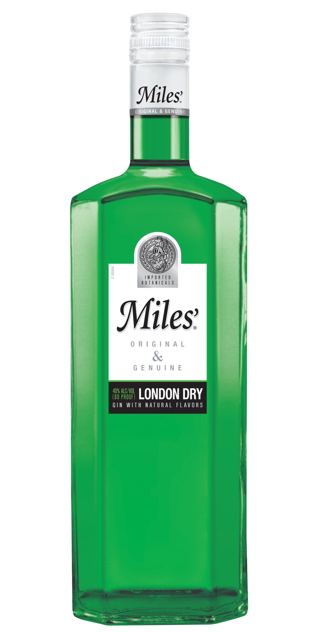Miles London Dry Gin 1l 80 Proof