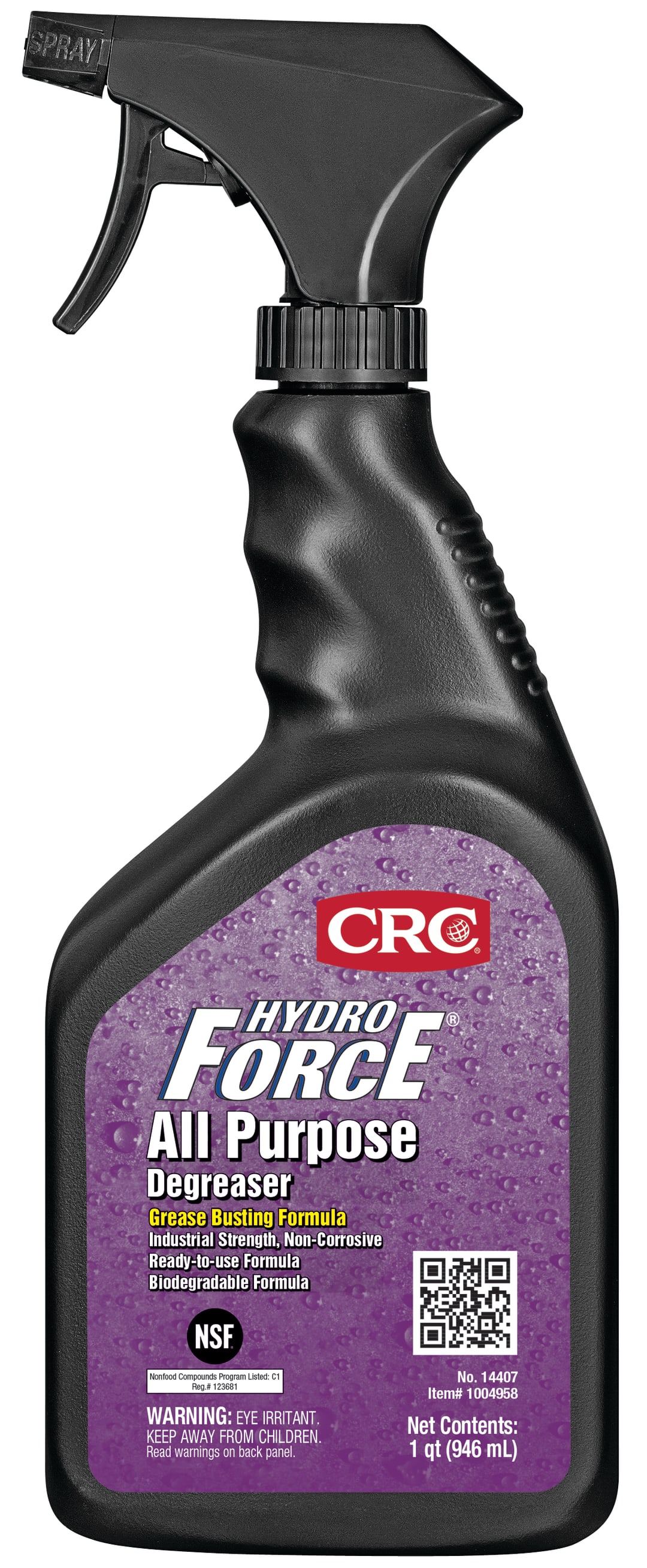 CRC HydroForce All Purpose Degreaser 1X32OZ
