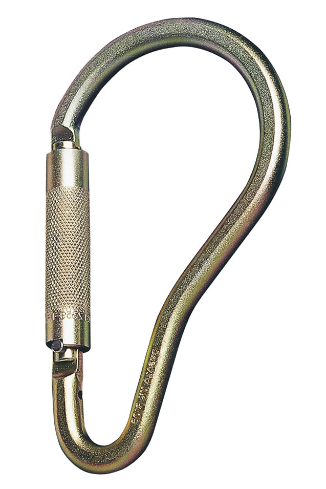 3M™ DBI-SALA® Twist Lock Self-Locking Carabiner, 54 mm Gate, Zinc Plated Steel, KJ5108