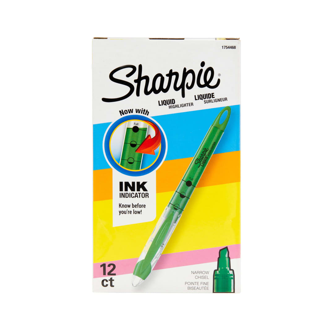 SHARPIE ACCENT LIQ FL.GREEN O/S