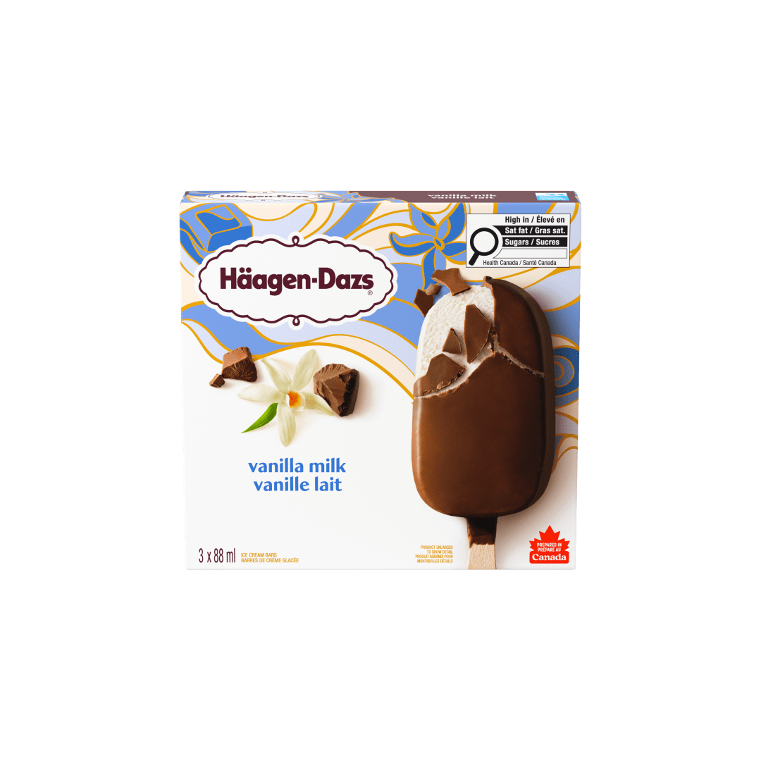 HAAGEN-DAZS Van Milk Choc 12(3X88ml) CA