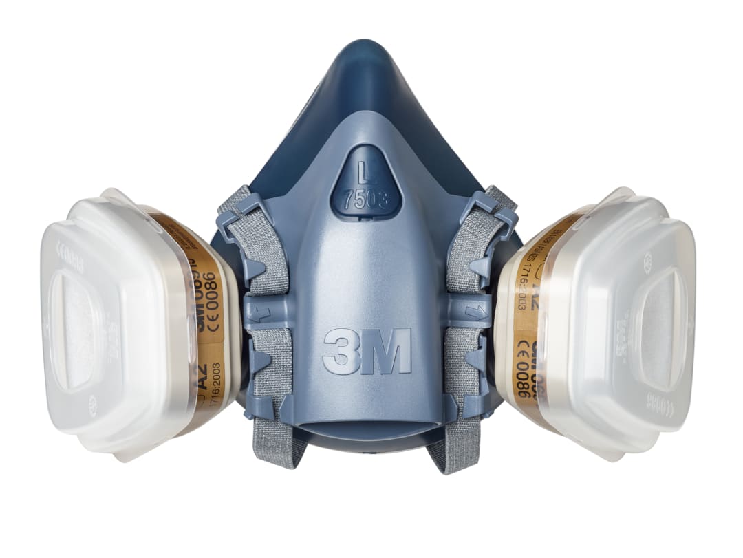 3M™ Mehrweg-Atemschutz Halbmasken-Set, A2P3 R Filter, große Maske 50734