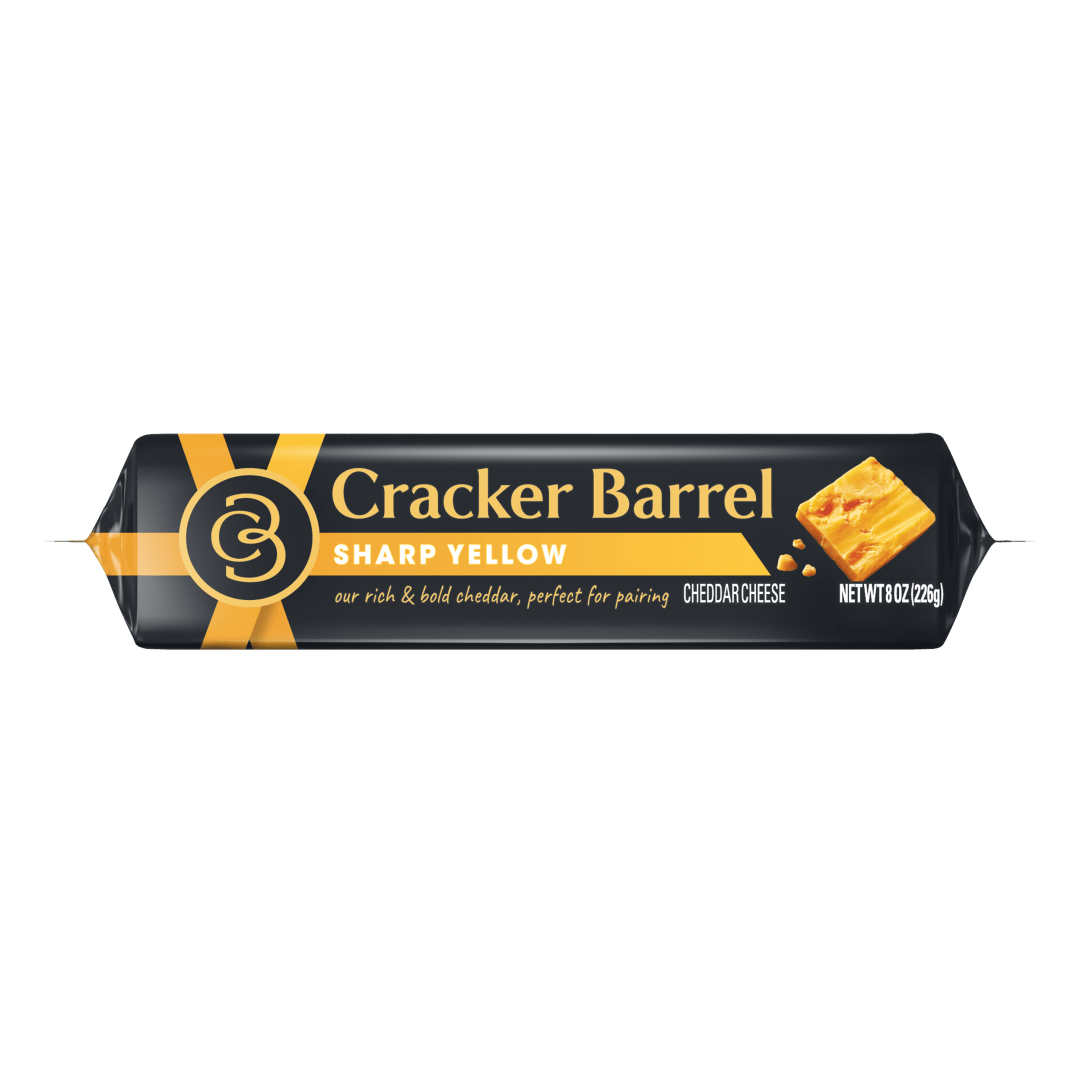 Cracker Barrel Sharp Cheddar Cheese, 8 oz Block