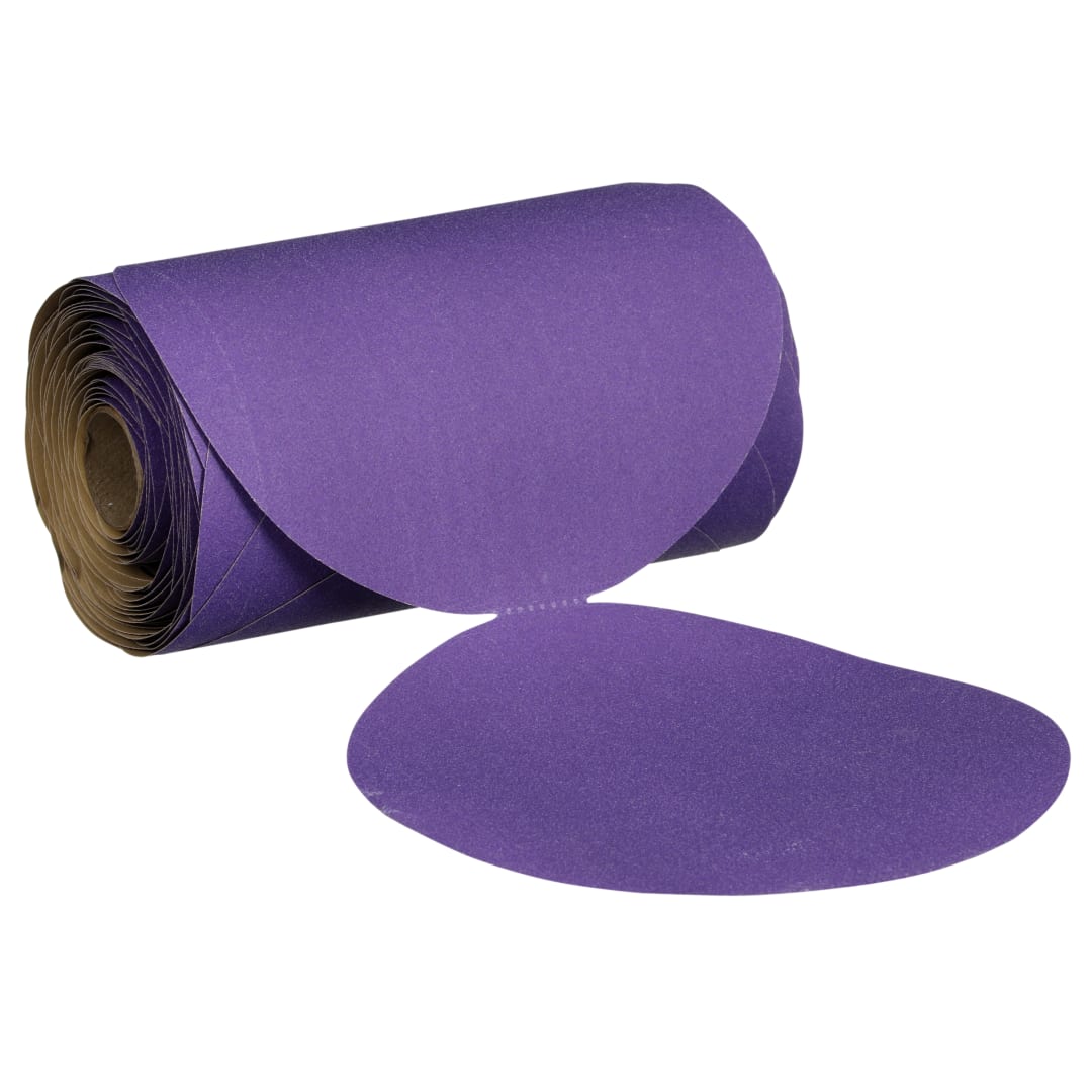 3M™ Cubitron™ II Stikit™ Paper Disc Roll 732U, 240+ C-weight, 152 mm x NH, Die 600Z, 100 Discs/Roll, 4 Rolls/Case
