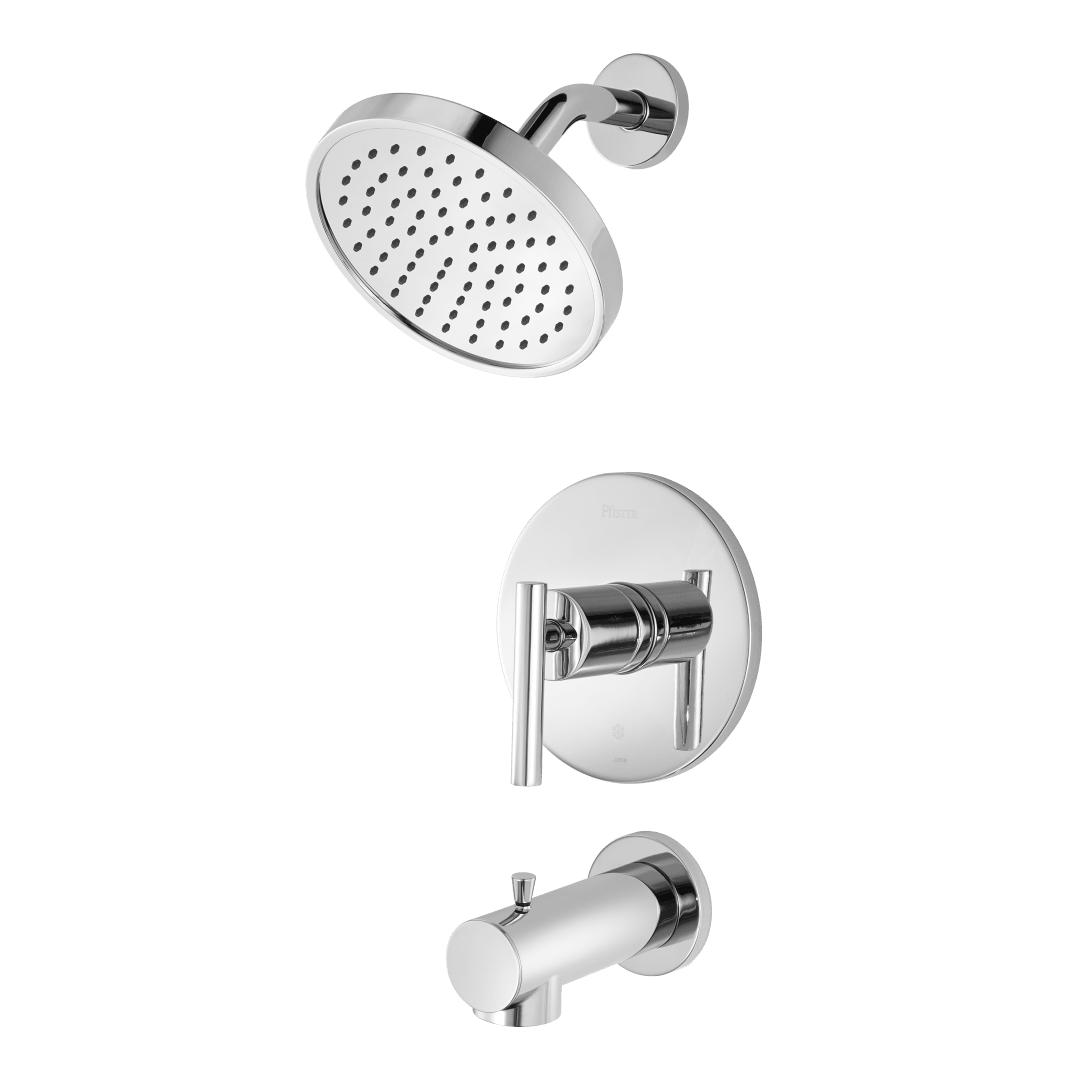 Fullerton 1-Handle Tub & Shower Faucet in Polished Chrome