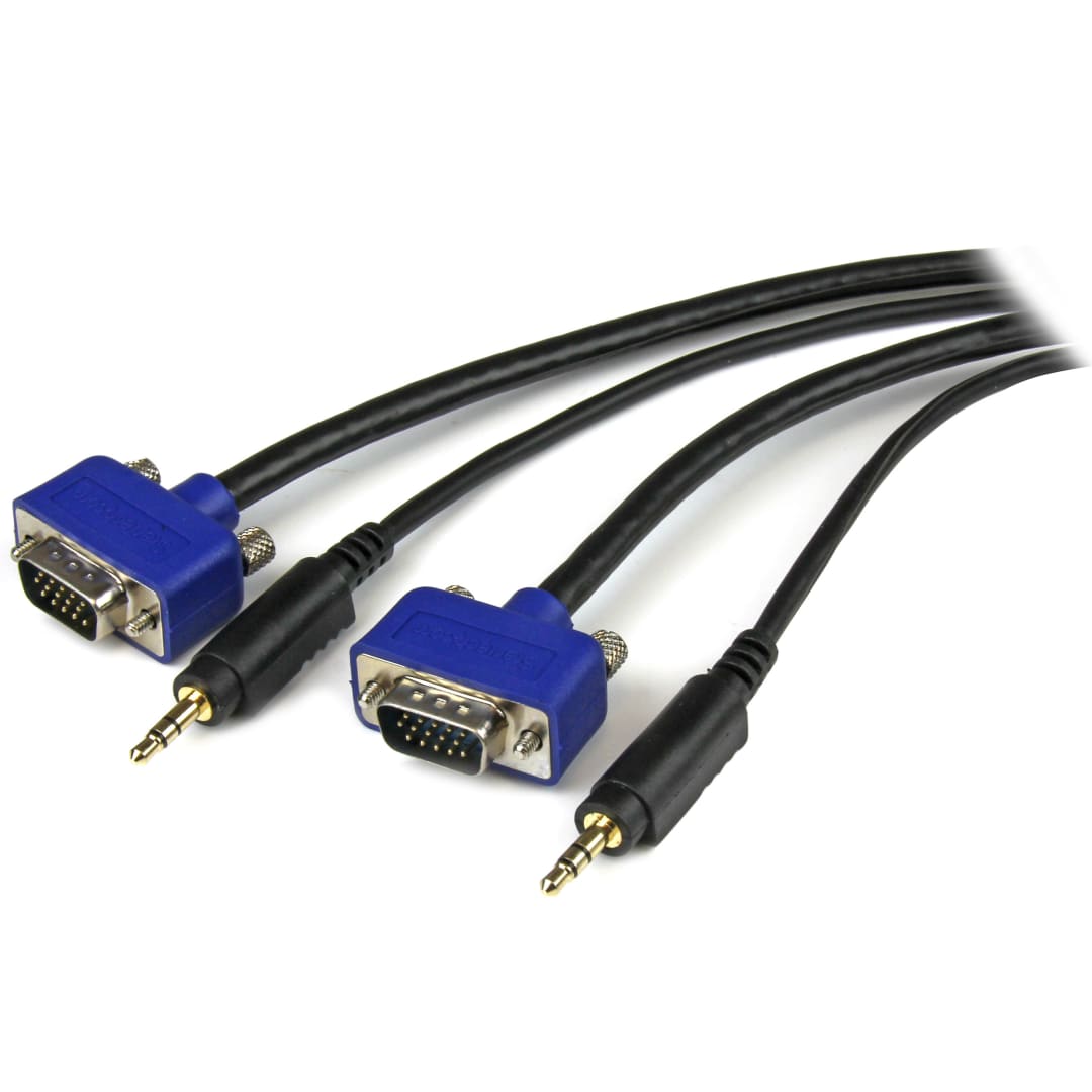 6 ft Coax SVGA Monitor Cable with Audio