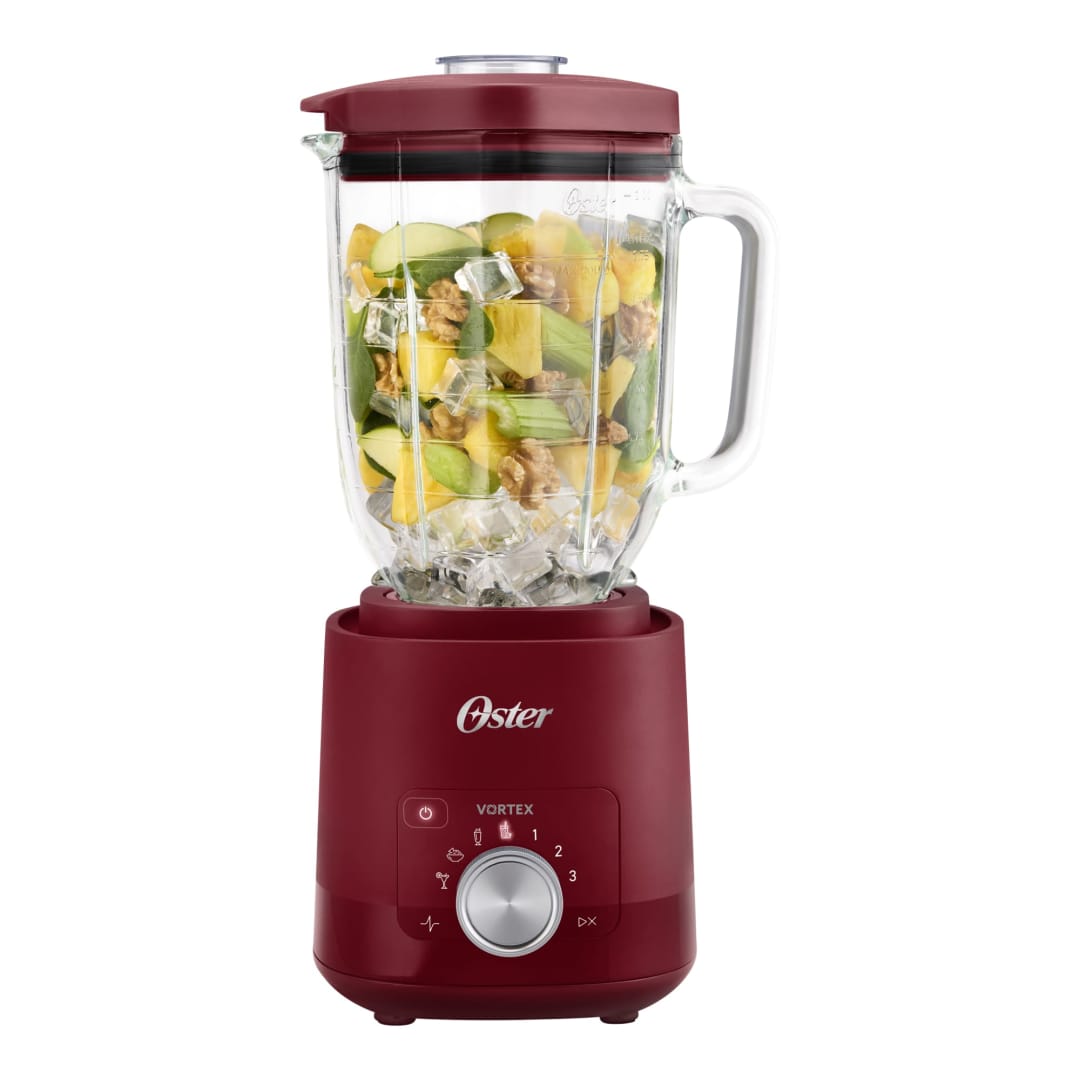 Oster® 1200-Watt Vortex Blender With Glass Jar, Garnet