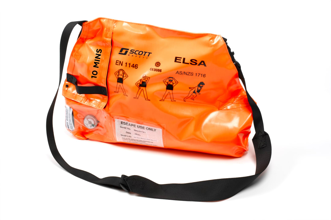 3M™ Scott™ ELSA Acil Durum Yaşam Destek Cihazı, 15 dak, Antistatik Torba, Boş, 2009420