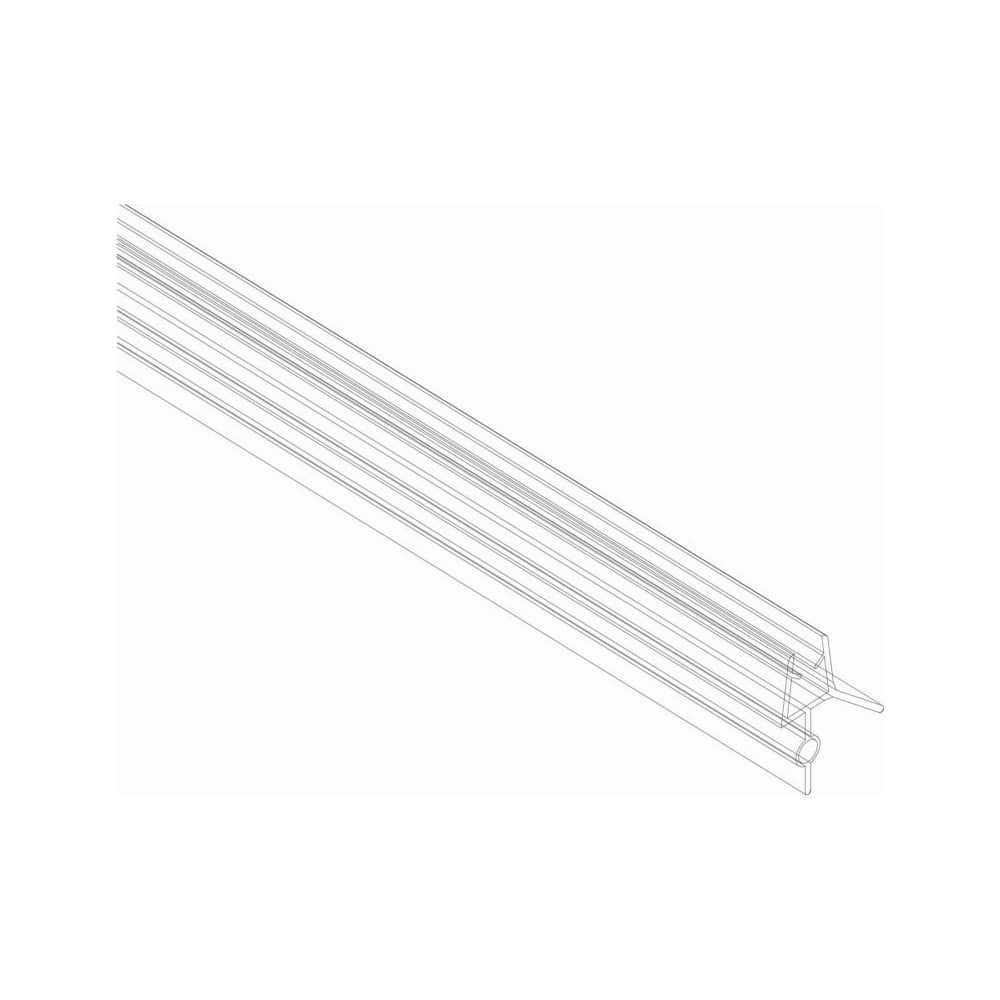 Bottom Anti-Splash Guard for 1/4" Thick Glass