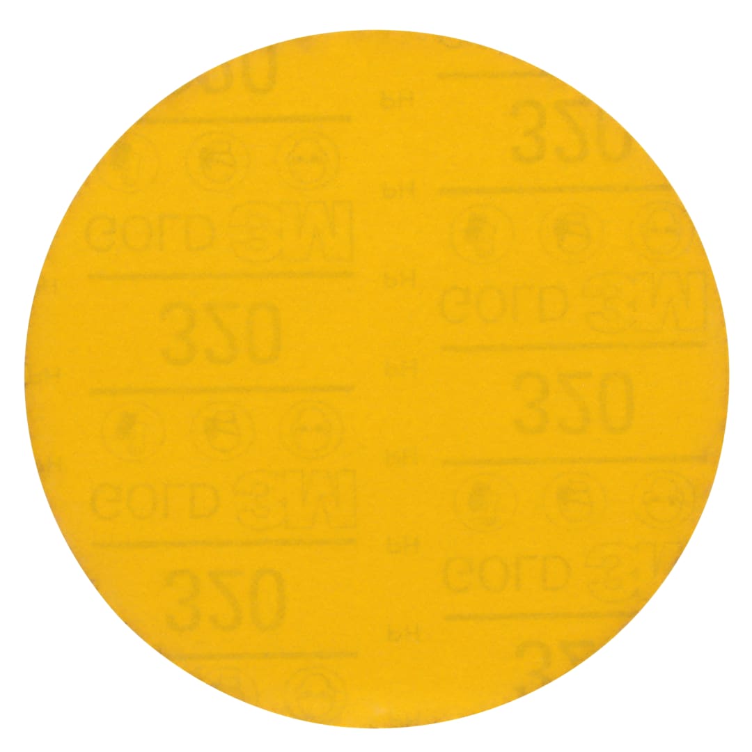 3M™ Hookit™ 288U Sarı Delikli Zımpara, 150 mm, Deliksiz, 320, 9257