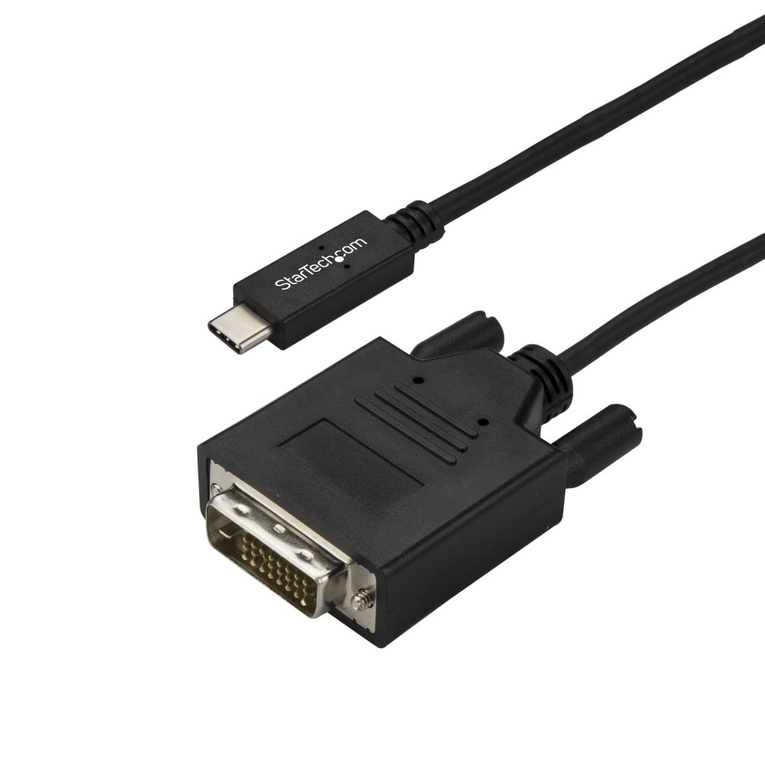 1 m (3 ft.) USB-C to DVI Cable - 1920 x 1200 - Black