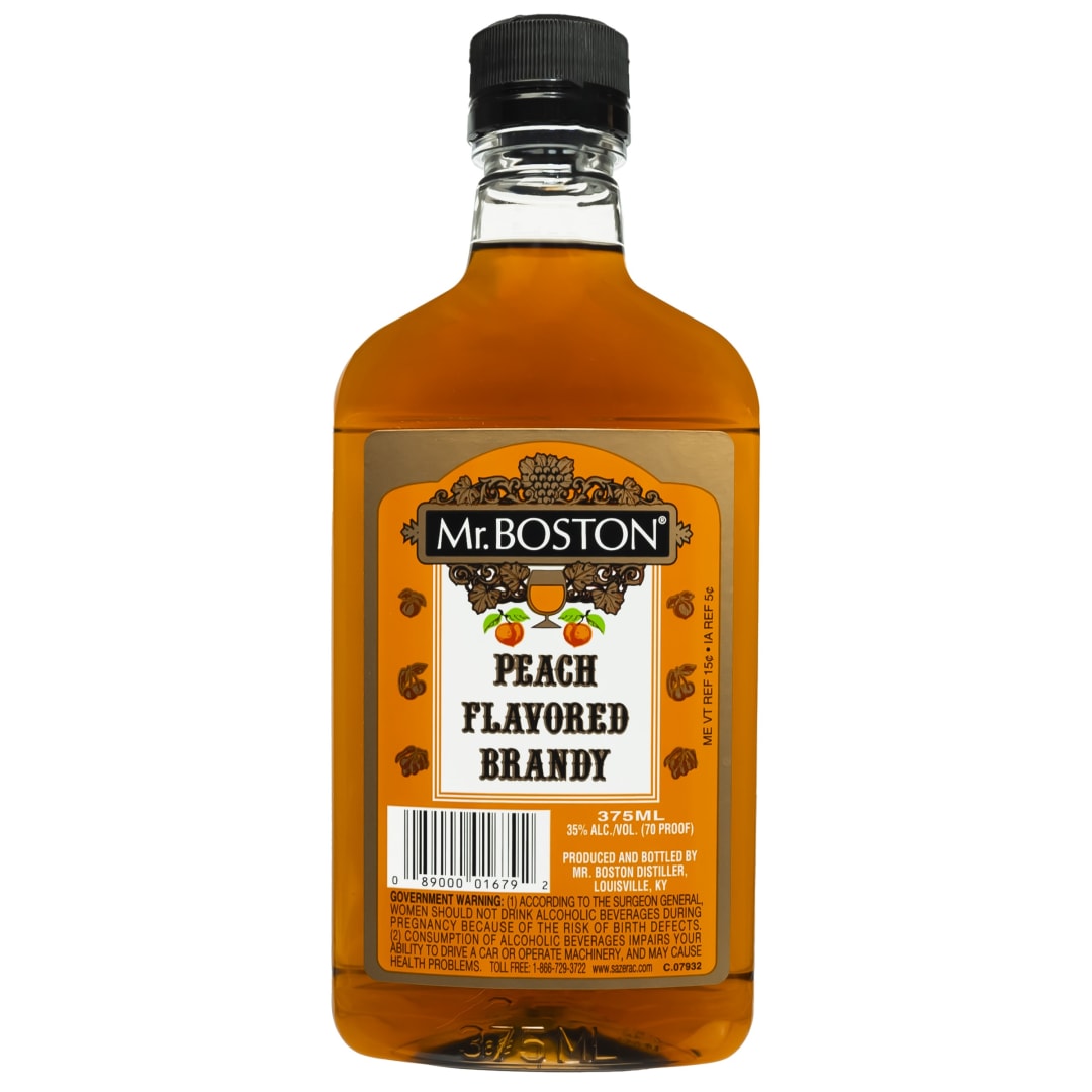 Mr. Boston Peach Brandy 375ml 70 Proof