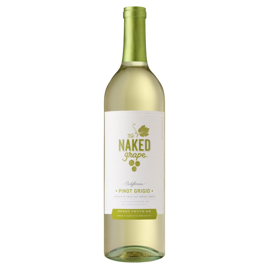 The Naked Grape Pinot Grigio White Wine 750ml