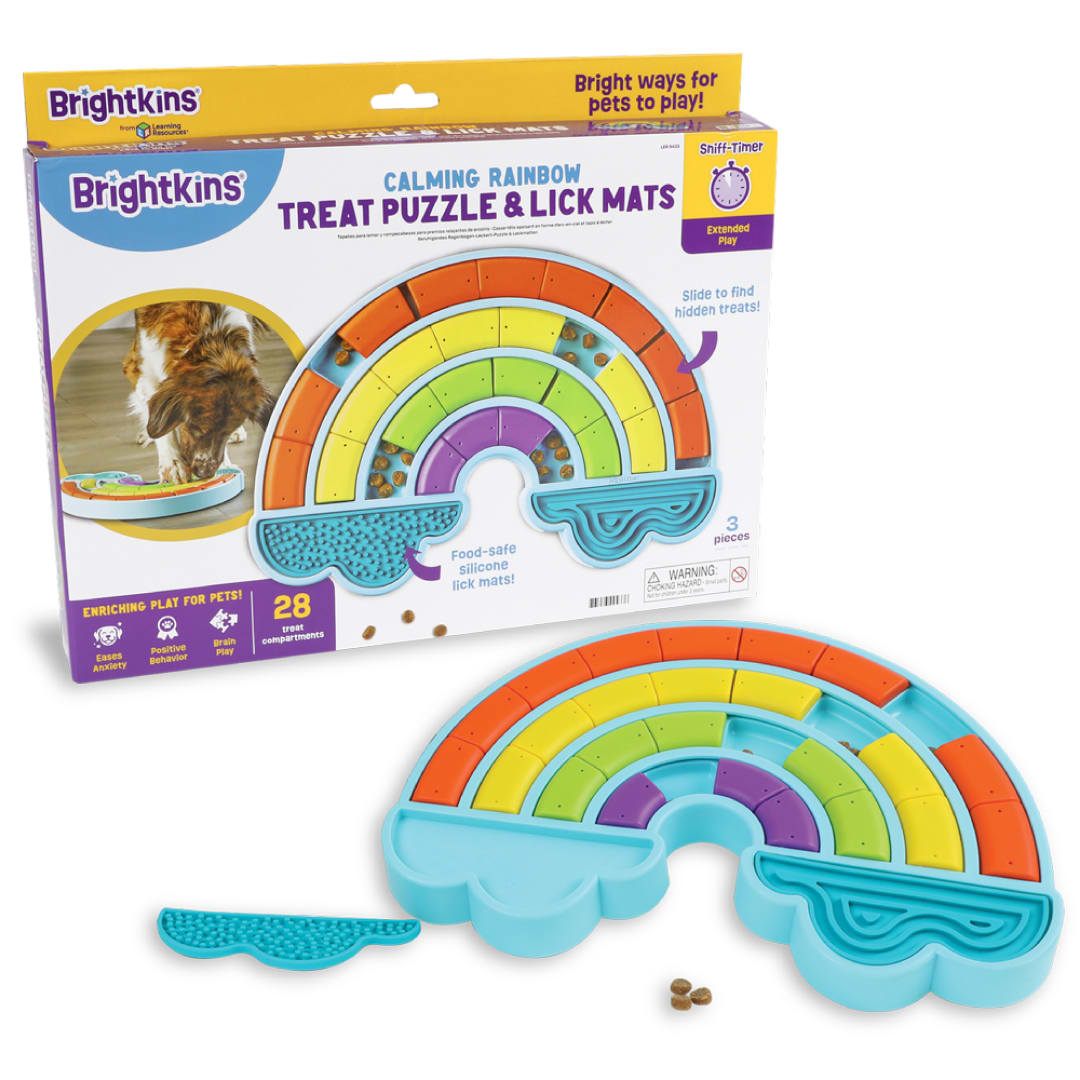 Brightkins Calming Rainbow Treat Puzzle