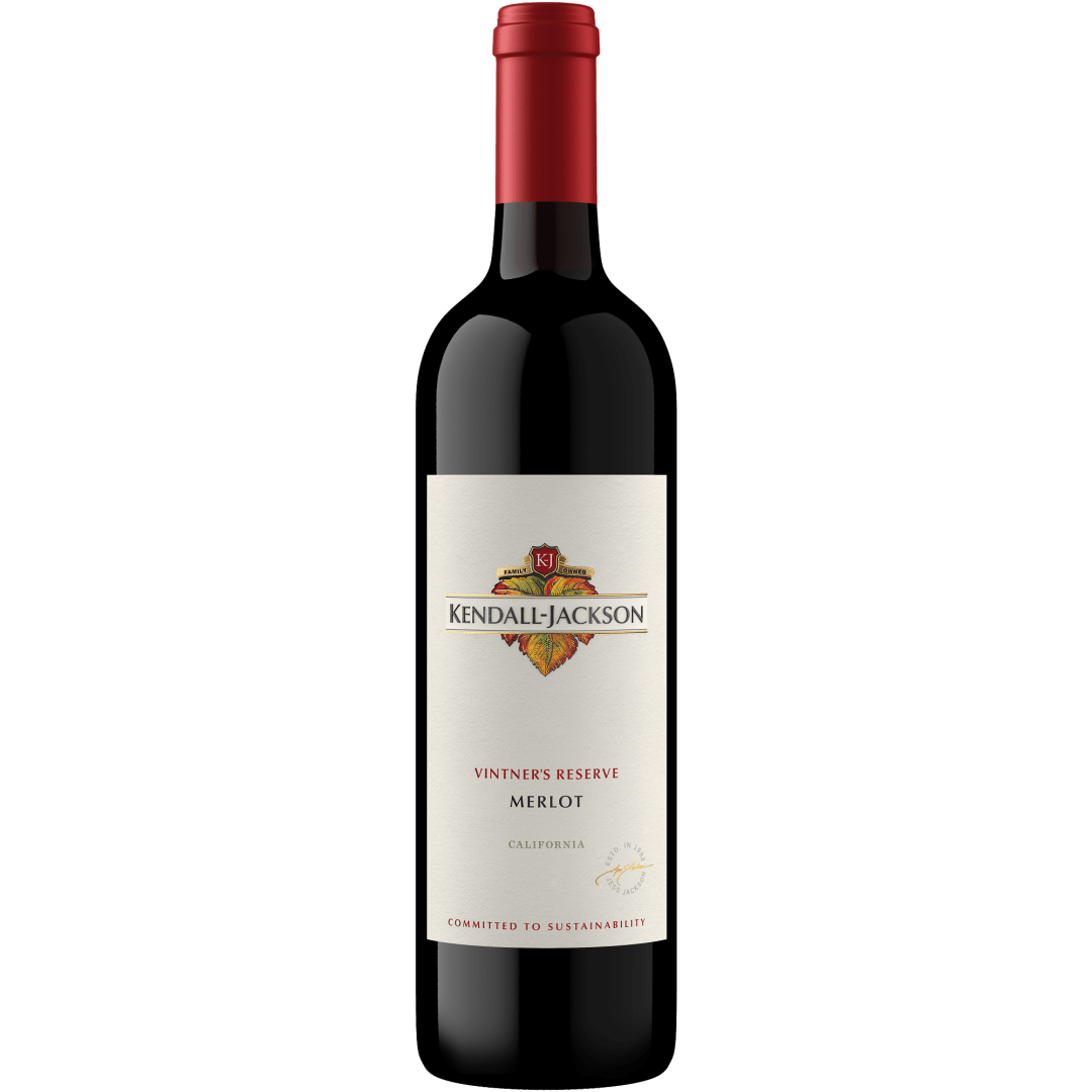 Kendall-Jackson Vintner's Reserve Sonoma County Merlot Red Wine, 750ml