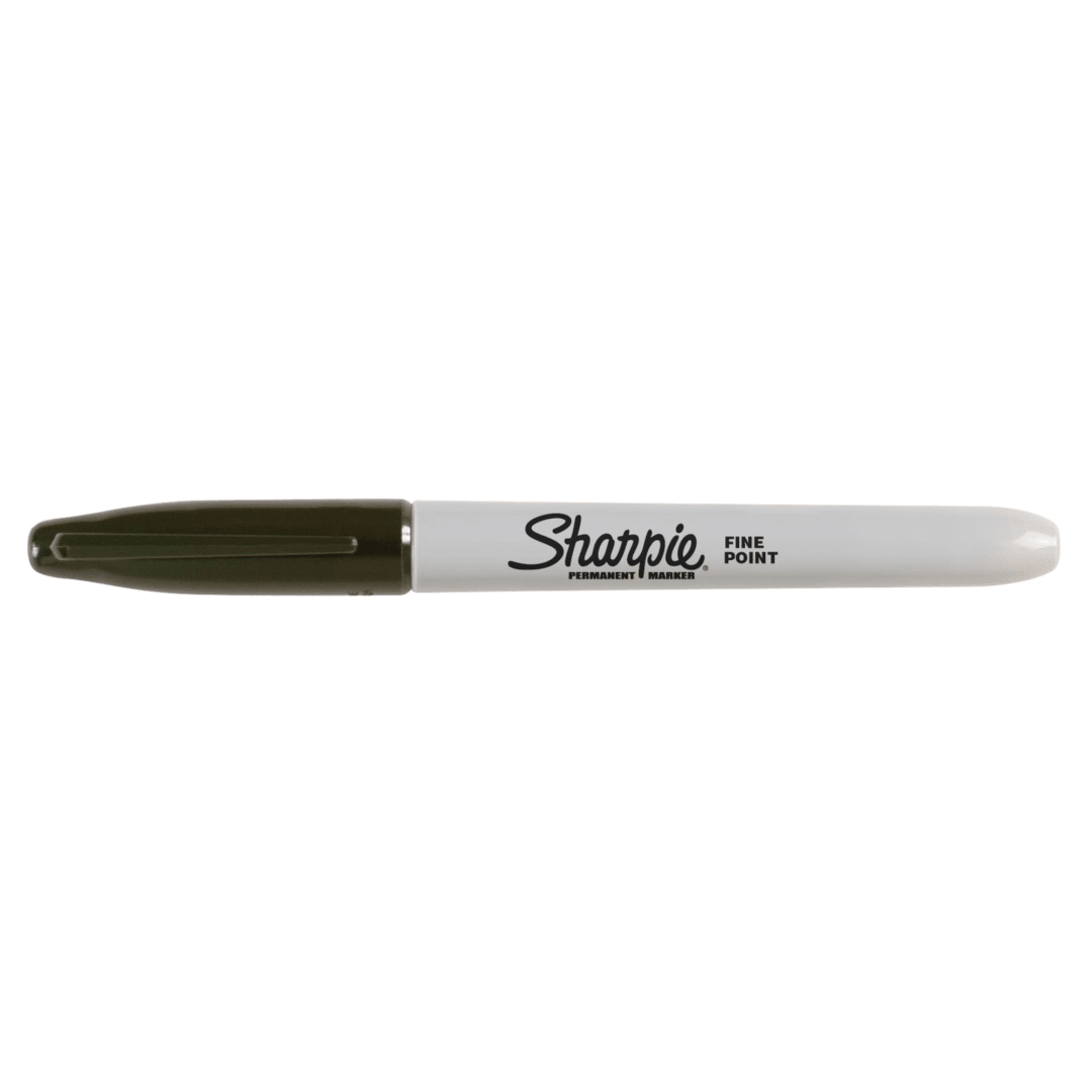Sharpie® Permanent Marker, Fine Point, Black, 1 Count