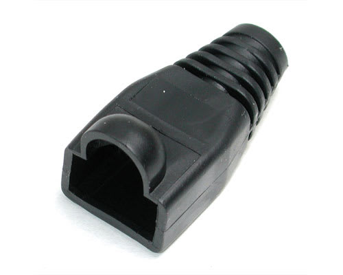 RJ45 Black Clip Protector Boot for Patch Cables