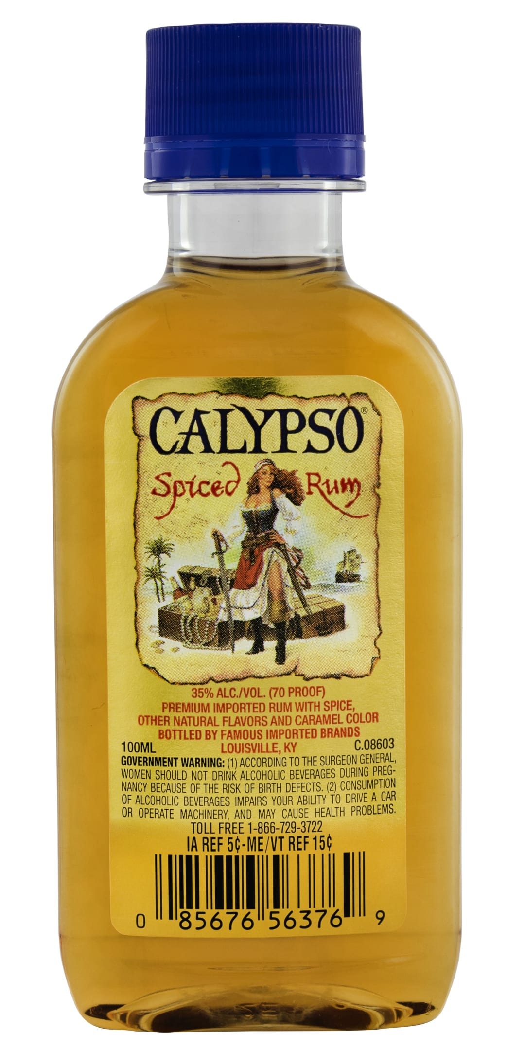 Calypso Spiced Rum 100ml 70 Proof