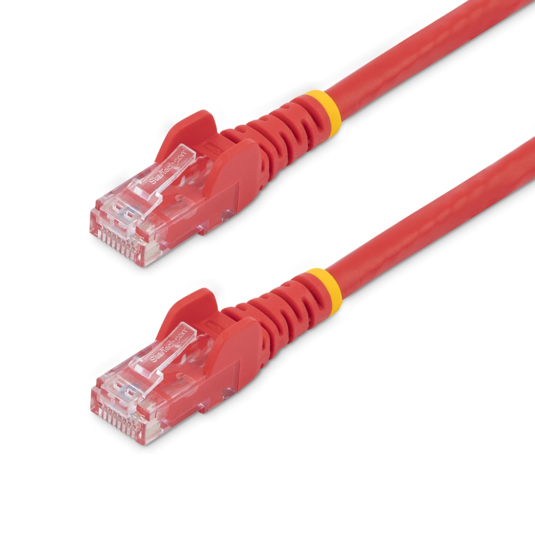 8 ft Red Snagless UTP Cat6 Patch Cable