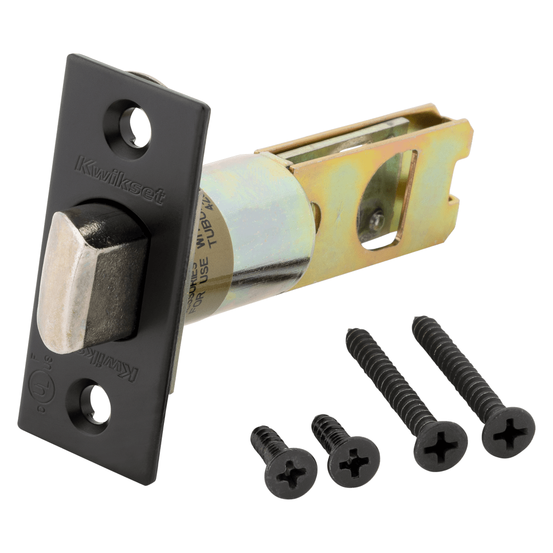 Square Corner UL Listed Vestibule Plainlatch for Matte Black Finish