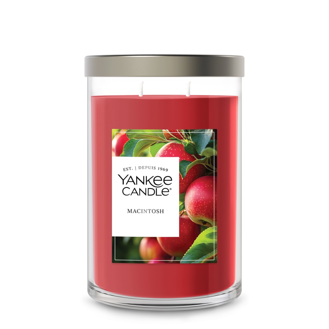Bougie parfumée Yankee Candle en grand gobelet, jusqu’à 80 heures de combustion, Macintosh