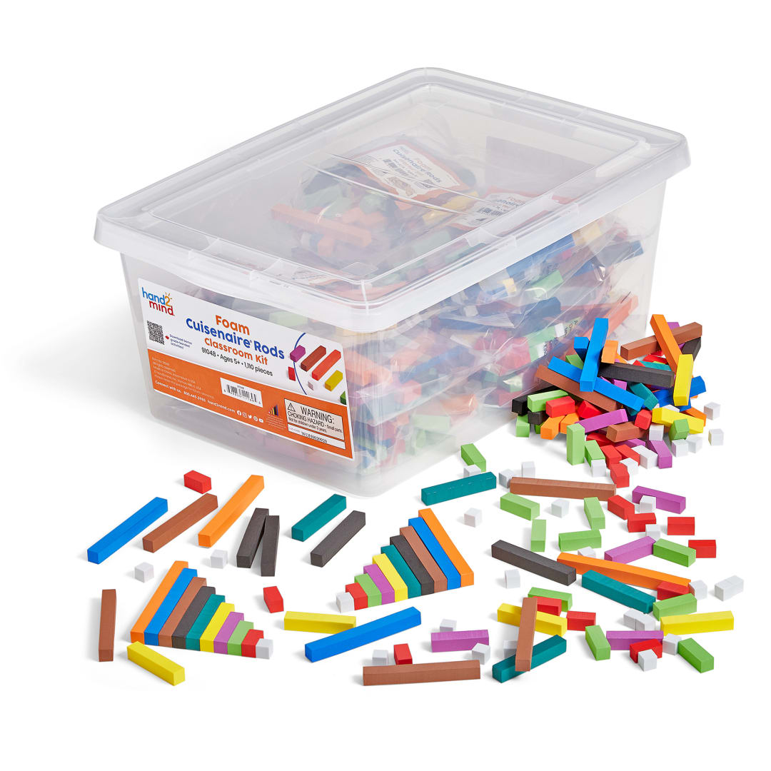 Foam Cuisenaire® Rods Classroom Kit