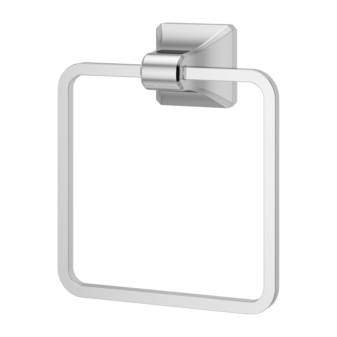 Park Avenue Towel Ring in Polished Chrome