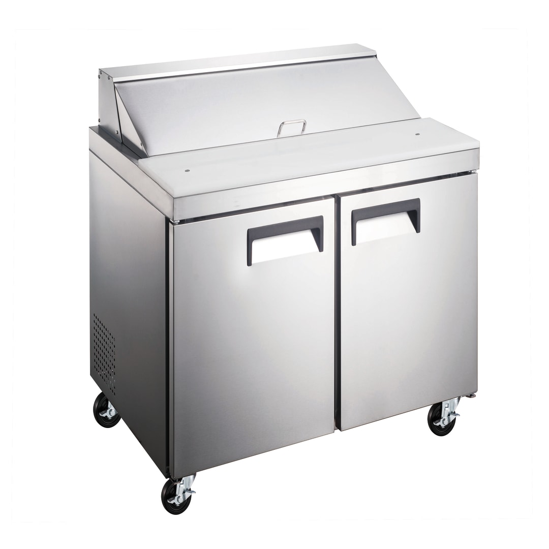 USSL-2D - SALAD PREP TABLE S/S 2 DR