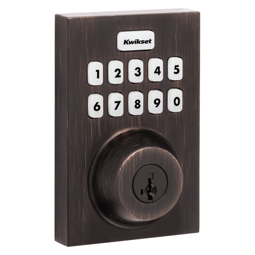 Home Connect 620 Keypad Connected Smart Lock with Z-Wave Technology featuring SmartKey Security™ in Venetian Bronze