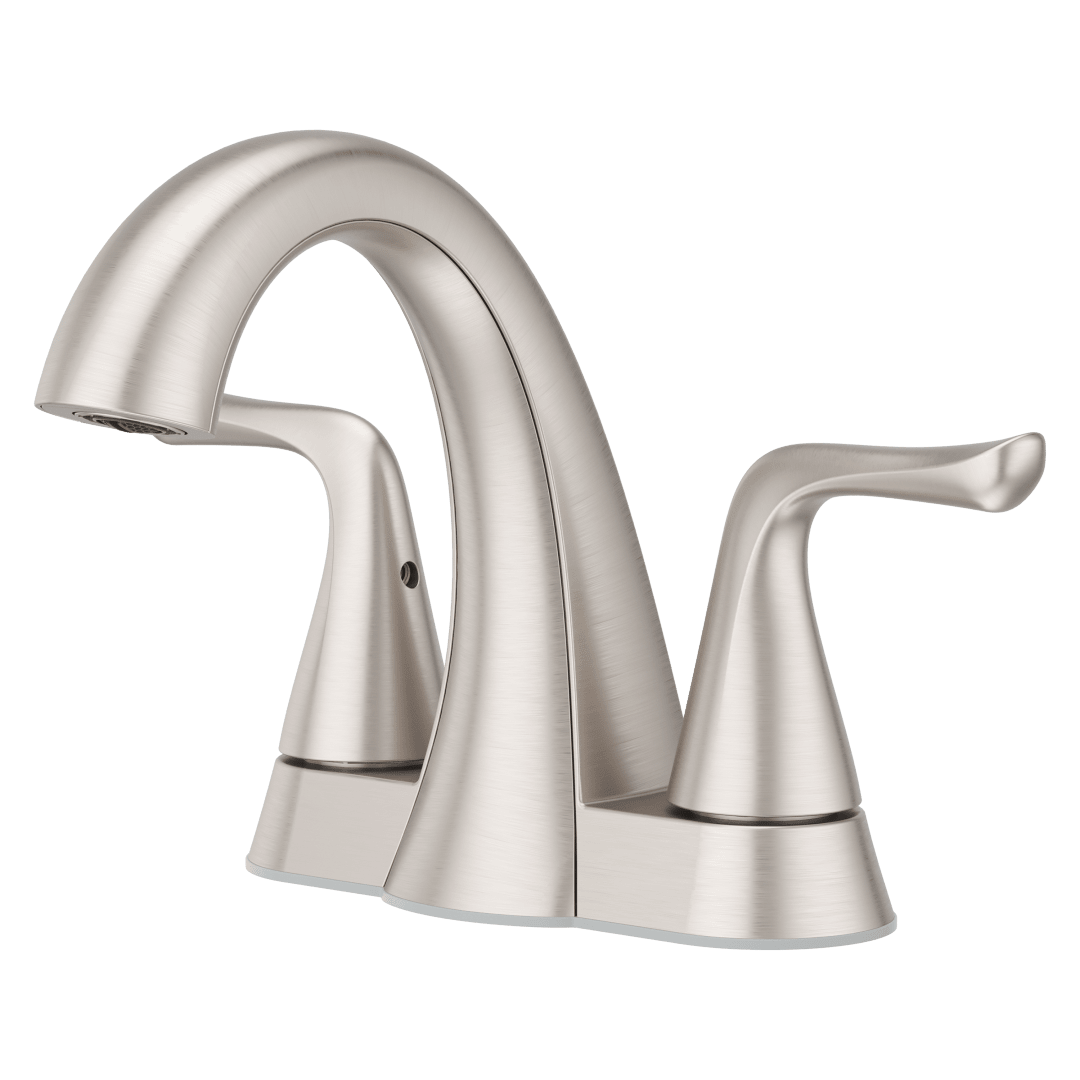 Willa 2-Handle 4" Centerset Bathroom Faucet in Spot Defense Brushed Nickel