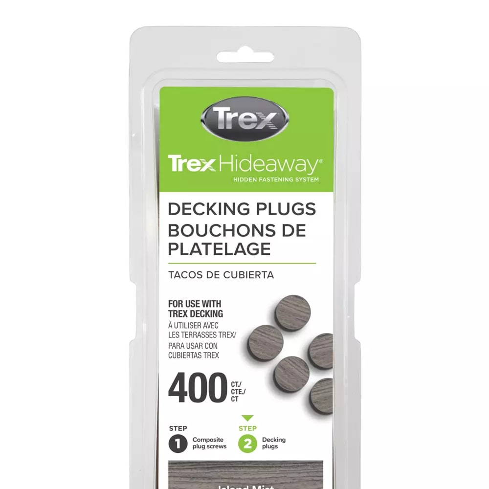 Trex® Decking Plugs Island Mist - 400 count/pack