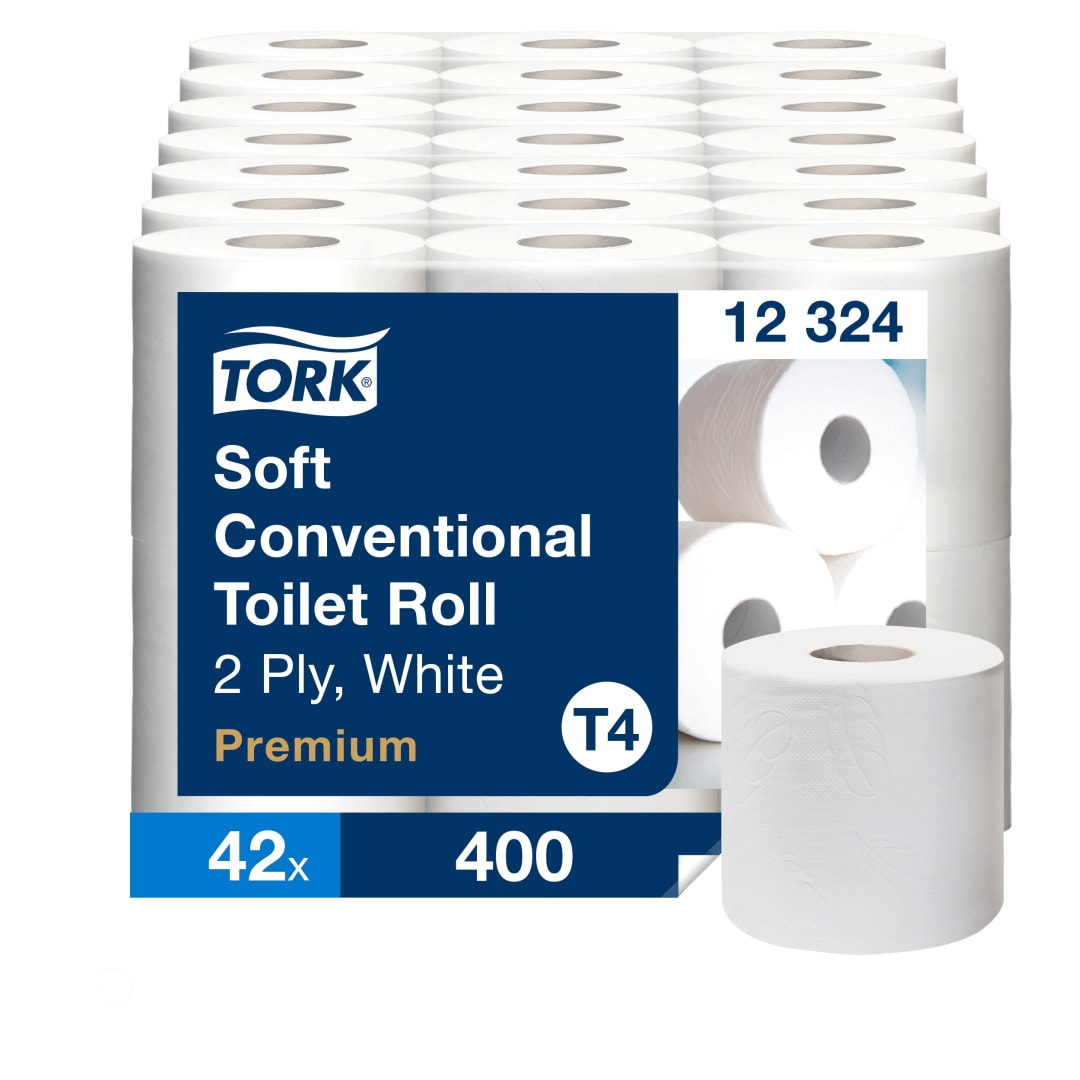 Tork Soft Conventional Toilet Roll Premium – 2 Ply
