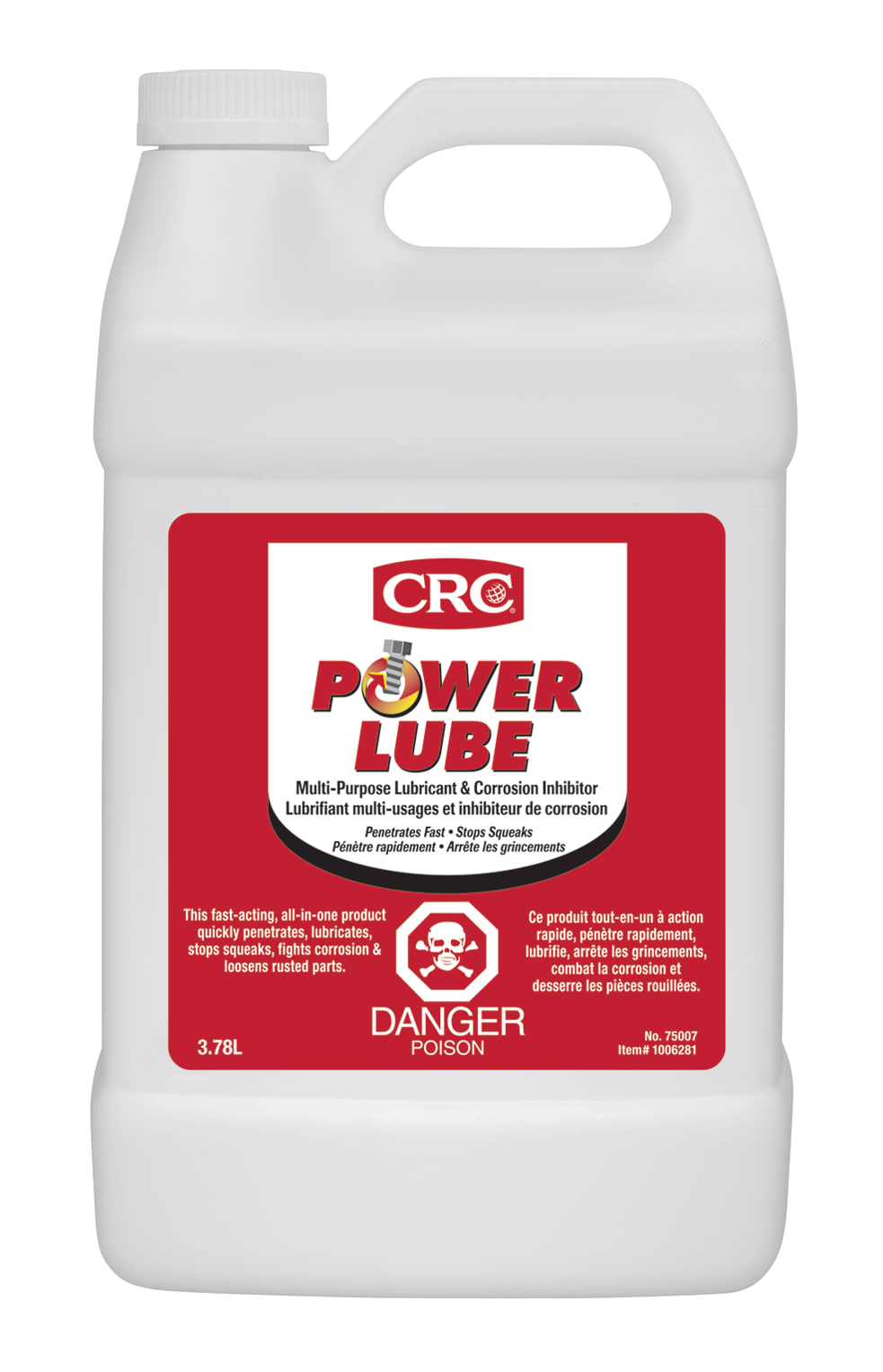 CRC Power Lube Multi-Purpose Lubricant 1X3.785L