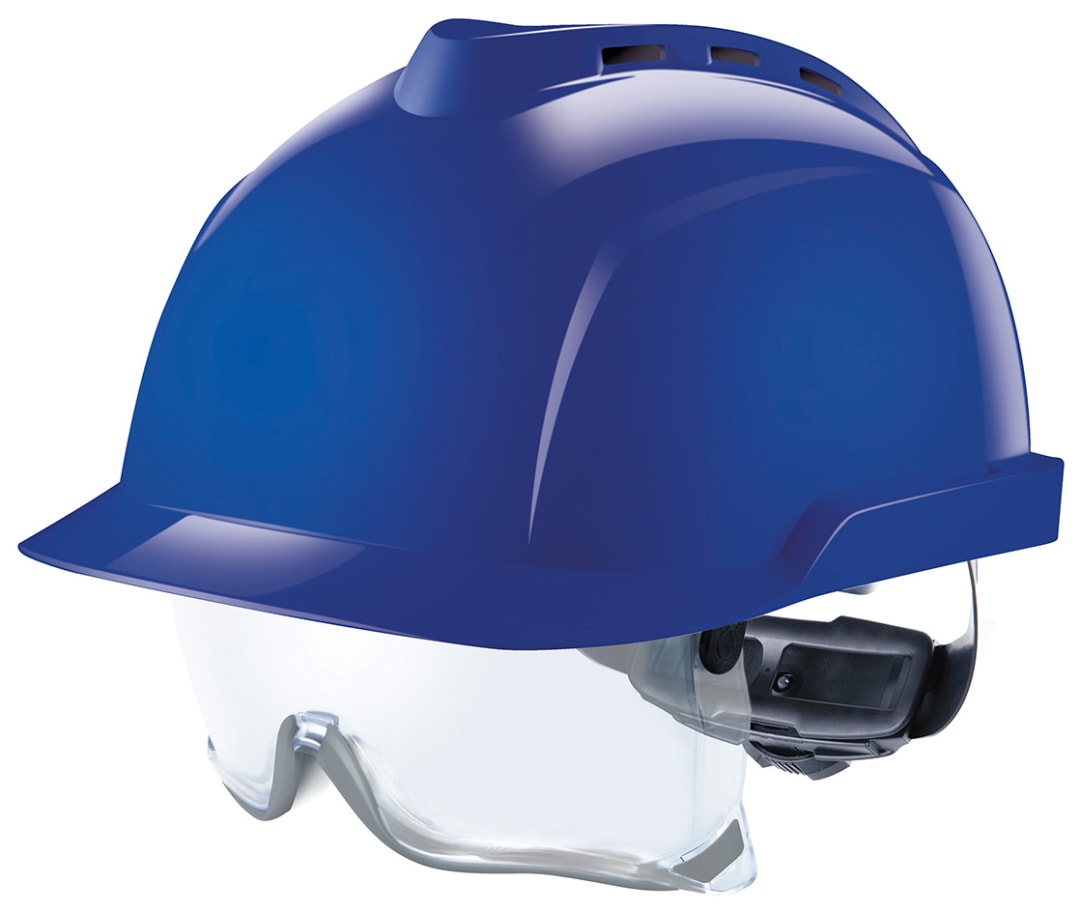 V-Gard® 930 Vented Safety Helmet with Integrated Over Spectacles