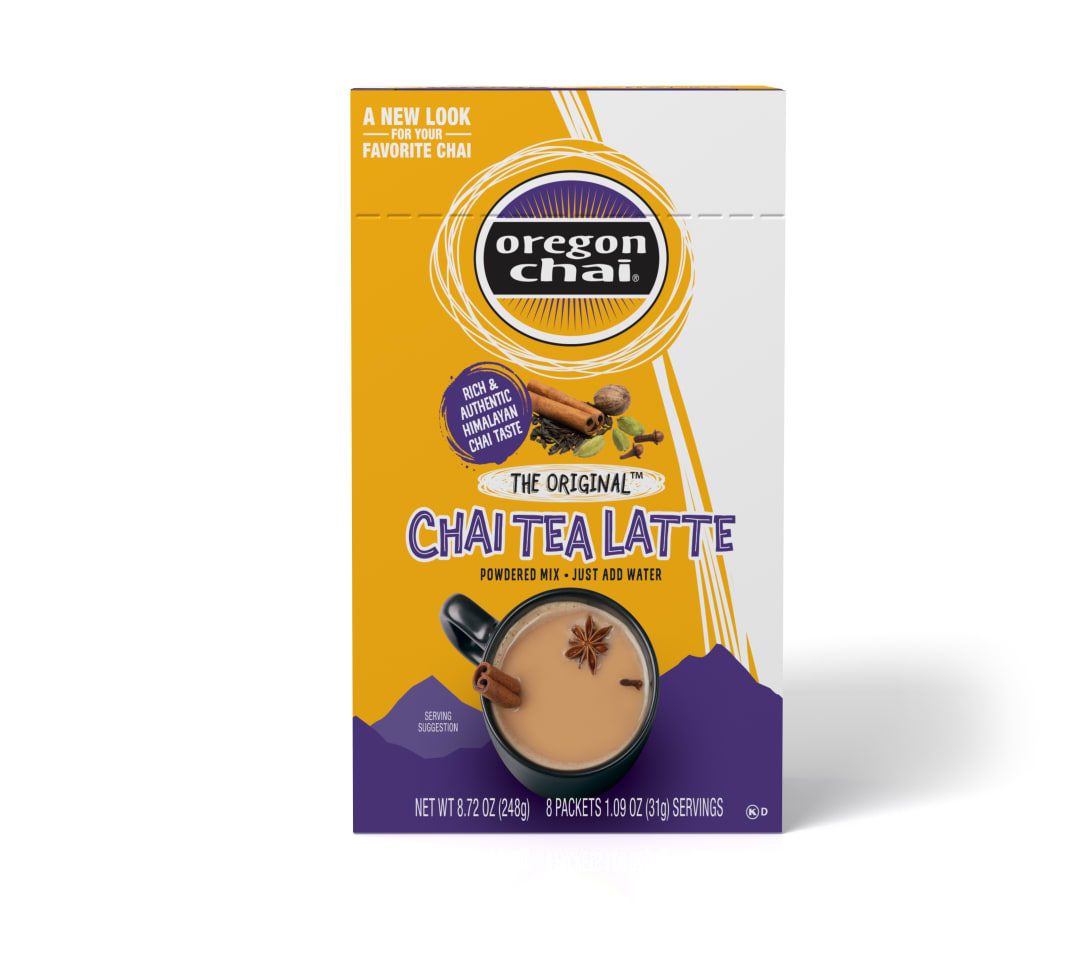 Oregon Chai The Original Dry Mix Single Serve Packets, 6 x 8 ct