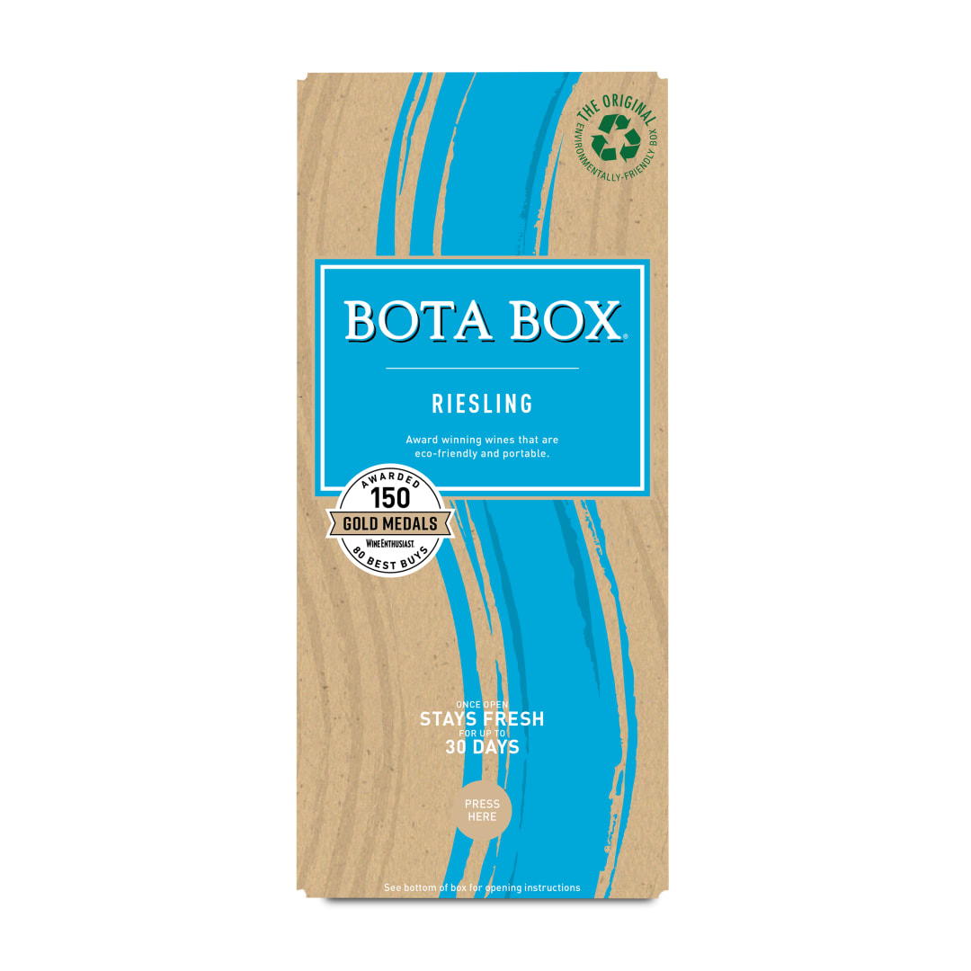 Bota Box Riesling White Wine, 3L (Equals 4 x 750mL Glass Bottles), 11.5% ABV