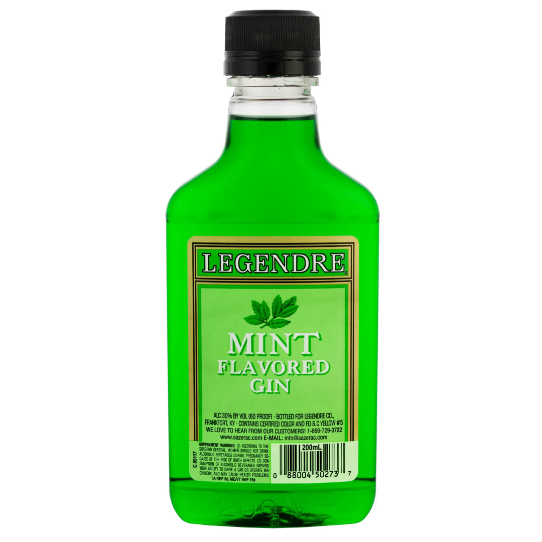 Legendre Mint Flavored Gin 200ml 60 Proof
