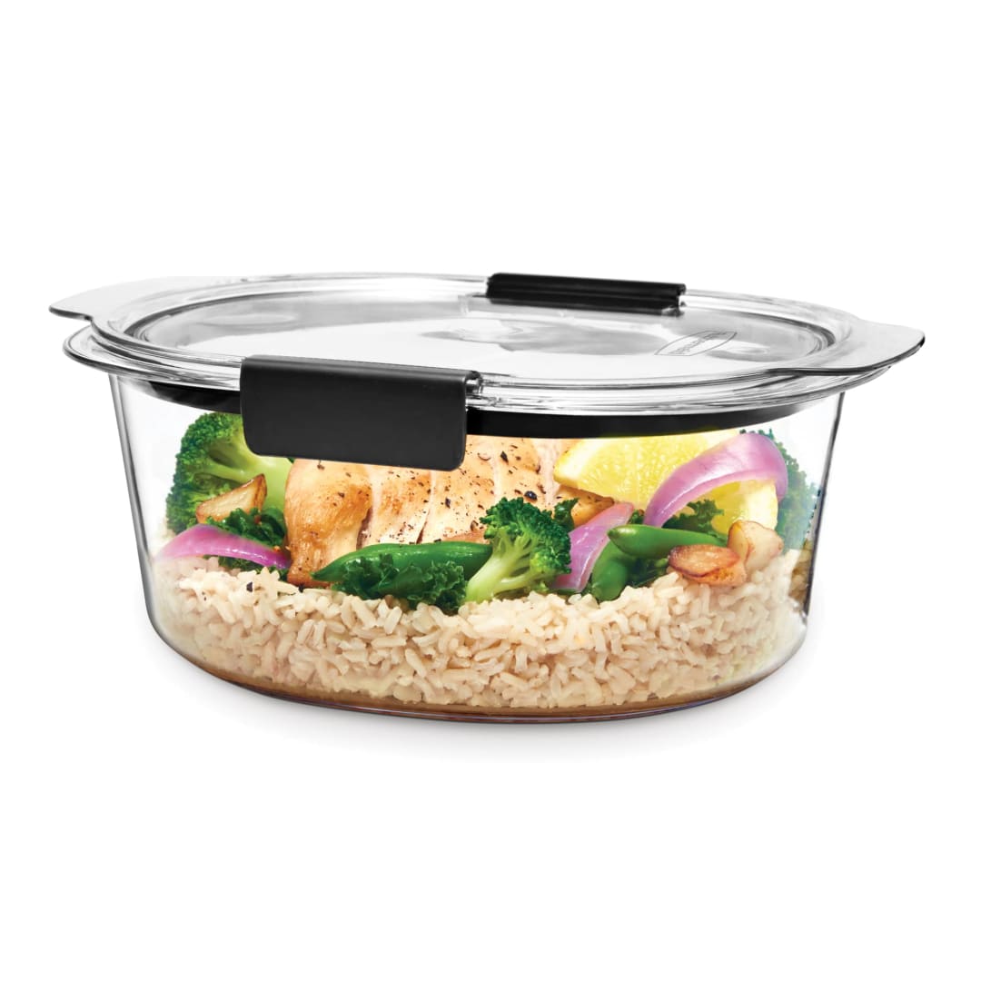 Rubbermaid Brilliance 6.97-Cup Round Food Storage Container