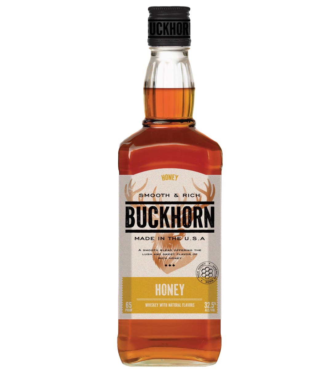 Buckhorn Honey Whiskey 750ml 65 Proof