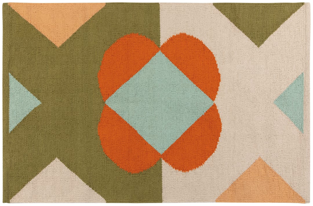 Disco Woven Cotton Formation Rug 2 x 3 ft