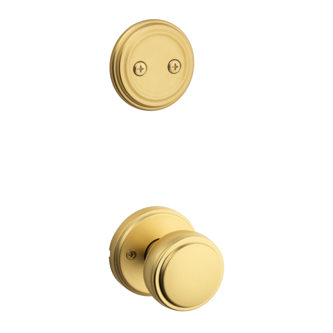 968 Dummy Interior Pack with Sora Knob in Satin Brass