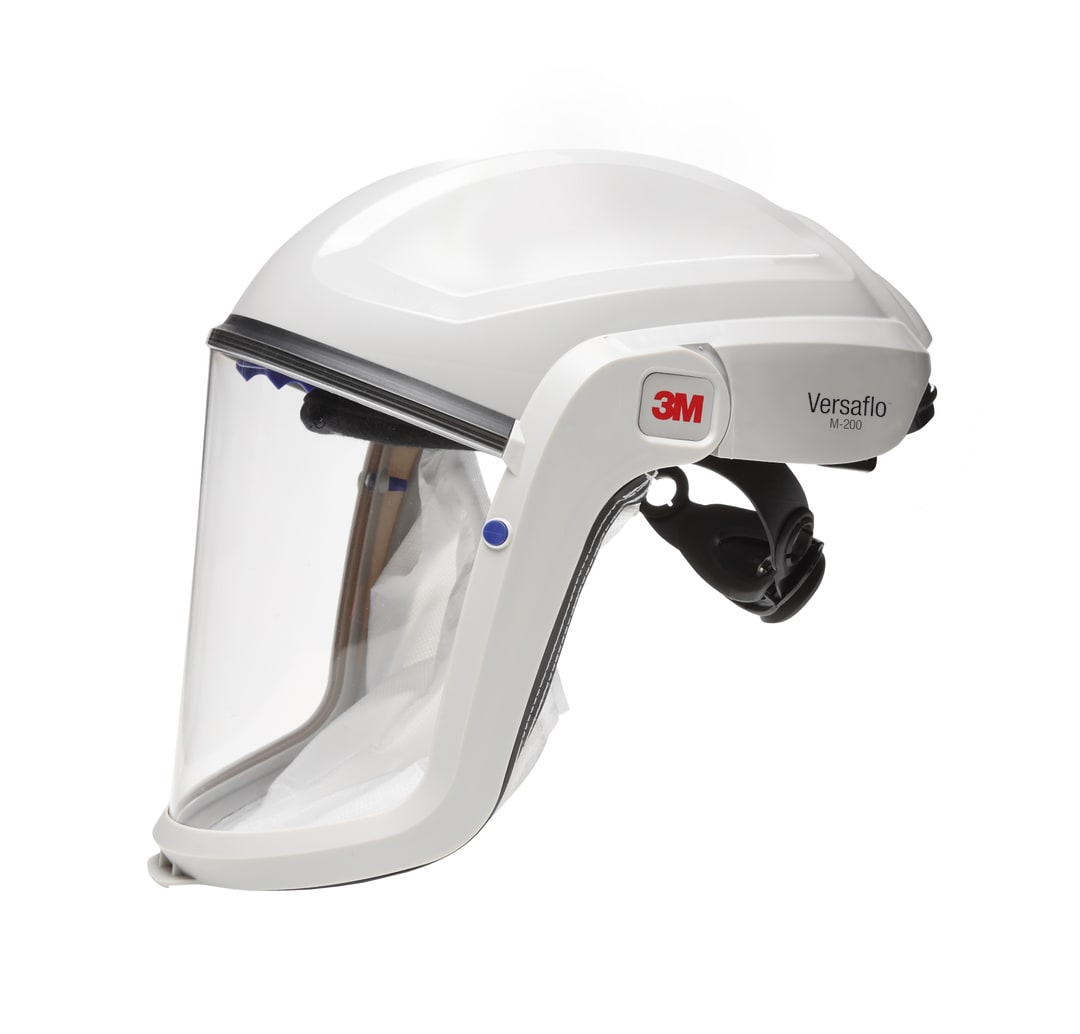 Aleve Dayanıklı Poli Yüz Maskeli 3M™ Versaflo™ Yüz Maskesi, M-207