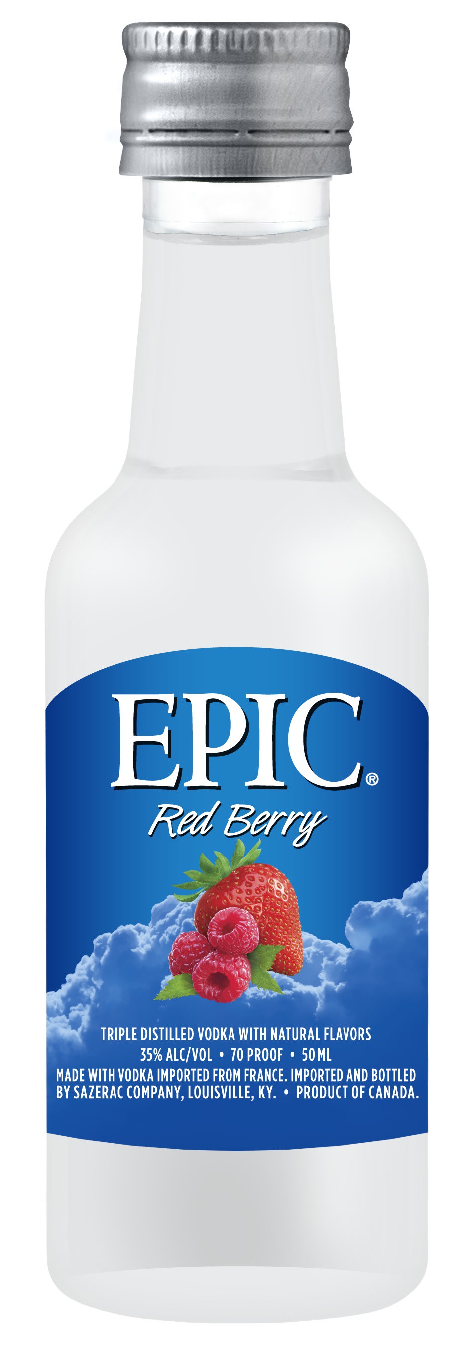 Epic Red Berry Vodka 50ml 70 Proof
