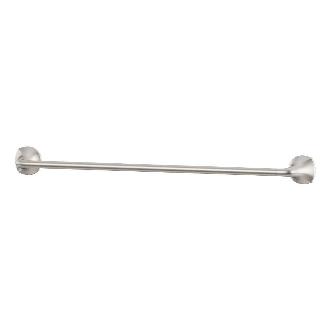 Ladera 24 in. Towel Bar in Spot Defense Brushed Nickel