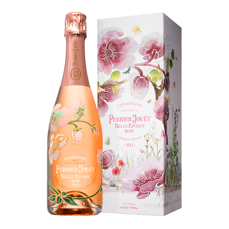 Perrier Jouet Belle Epoque Rose Champagne Vintage 2013, 750 ml Bottle, 25 Proof