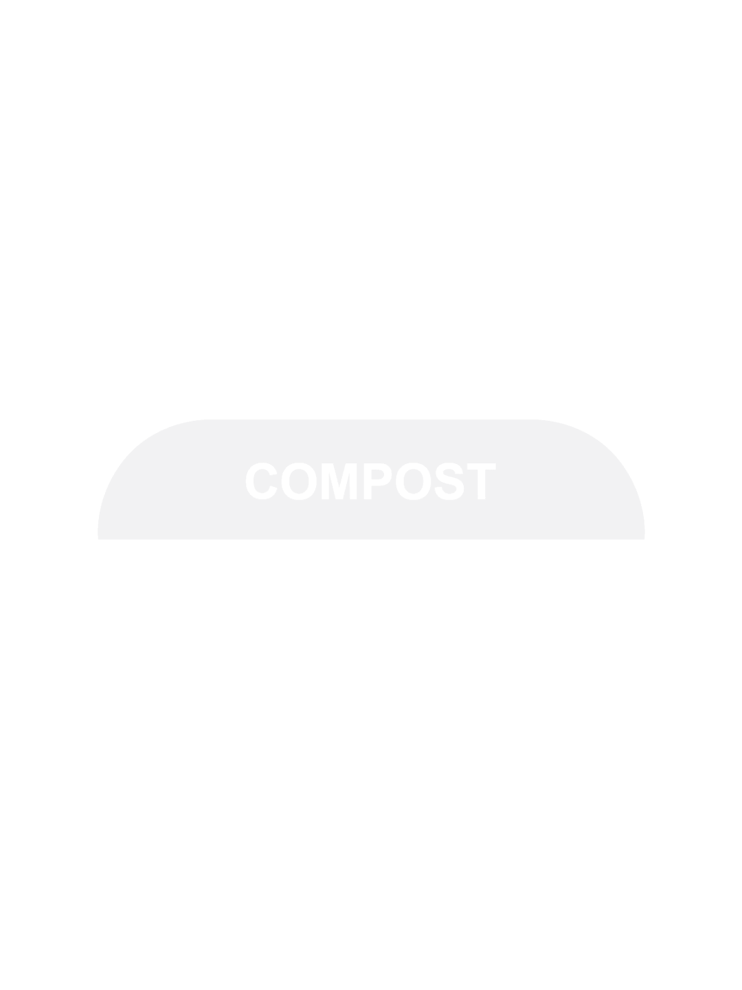  BILLI BOX - Label - Compost - Clear-White