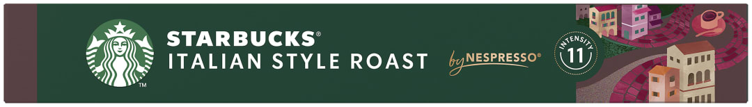 STARBUCKS ITALIAN STYLE ROAST by NESPRESSO 10 Capsule 56g