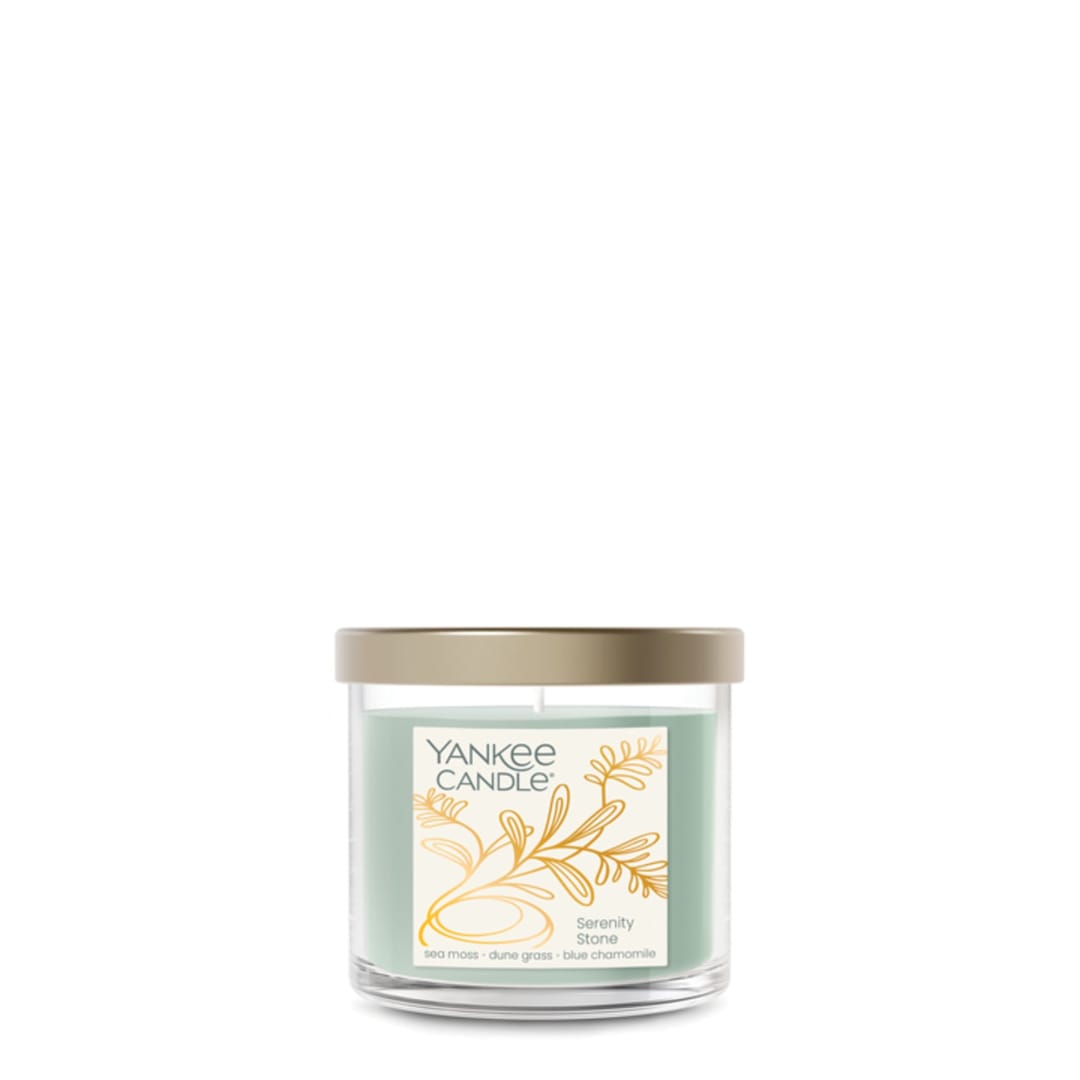 Yankee Candle Serenity Stone, 4.3 oz Small Tumbler Candle with up to 40 Hour Burn Time