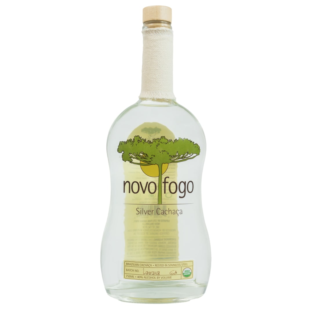 Novo Fogo Silver Cachaca 750ml 80 Proof