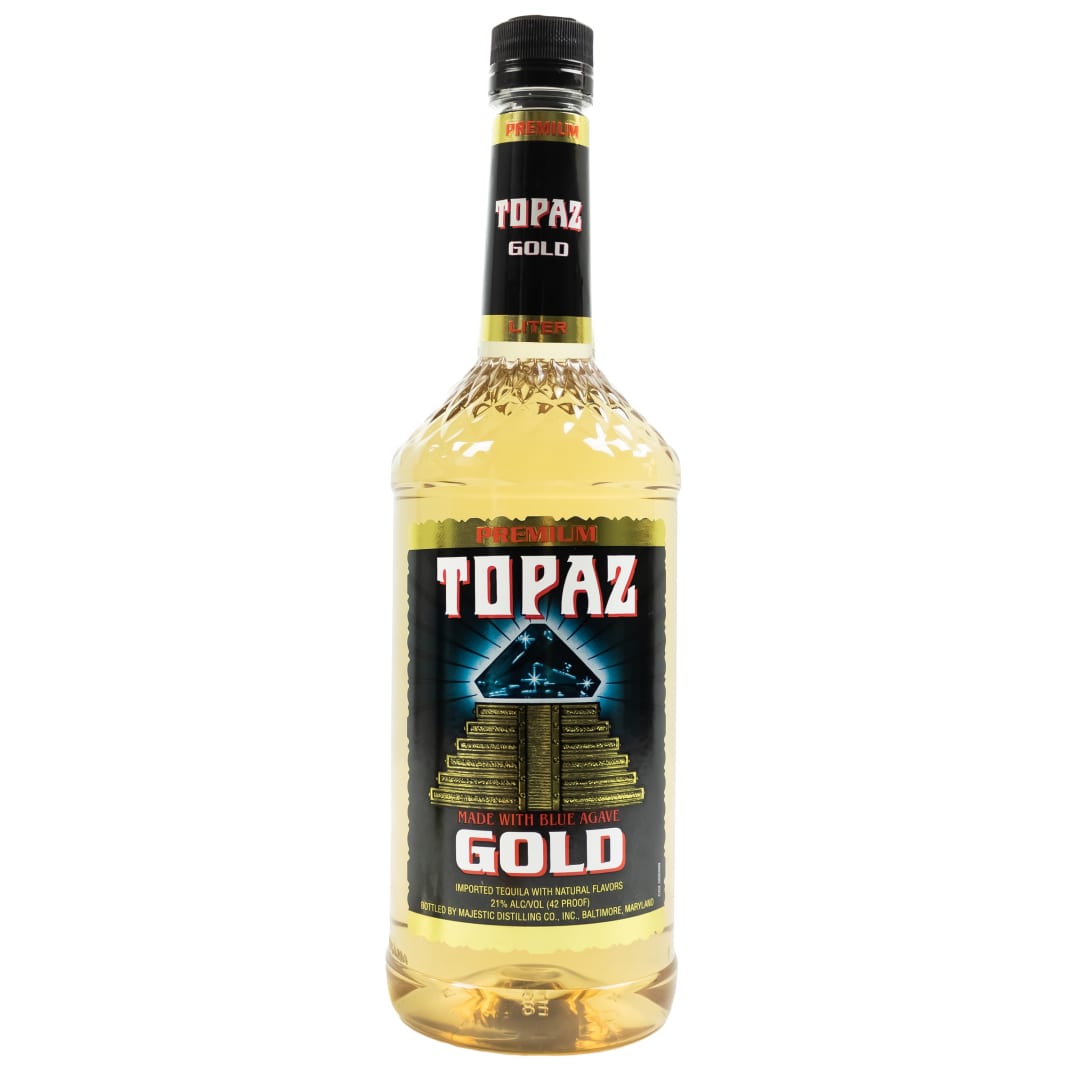 Topaz Gold Tequila 1l Plastic Bottle 42 Proof